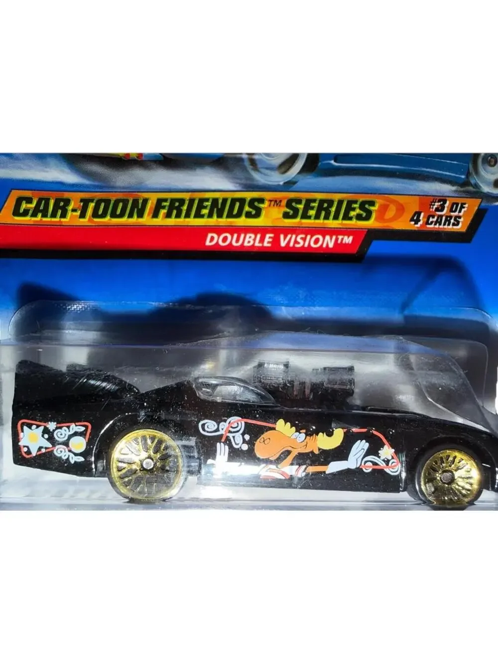 Mattel Hot Wheels Car-Toon Friends Series Double Vision #3 Of 4 Cars
